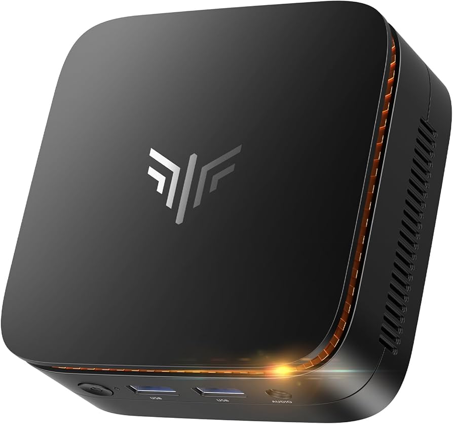 KAMRUI Essenx E1 Mini PC Computer, AMD 3150U (Beats i3-10110U/N95), 8GB RAM 256GB SSD, Mini Desktop Computer Support Dual 4K