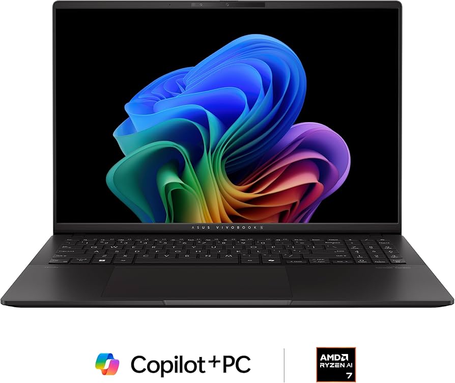 ASUS Vivobook S16 Laptop, Copilot+ PC, AMD Ryzen AI 7 350