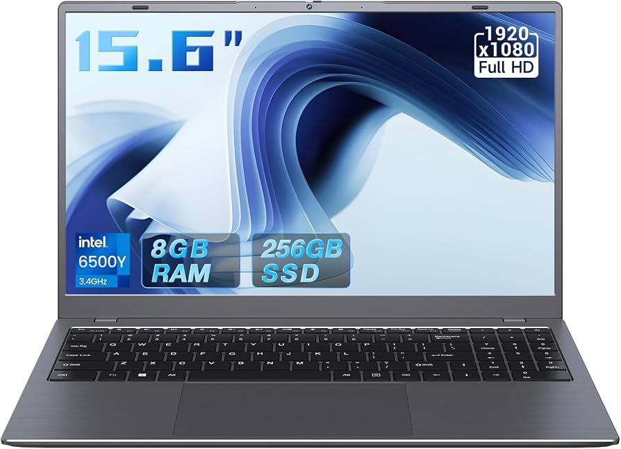 2026 Laptop Computer, 15.6" FHD IPS Display, Pentium Gold 6500Y Processor
