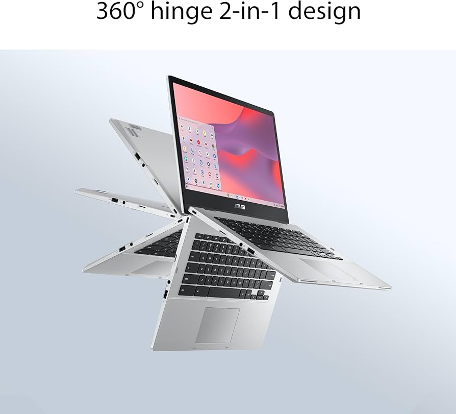 ASUS Chromebook Flip CX1 Convertible Laptop, 14" FHD NanoEdge 360-degree Touchscreen
