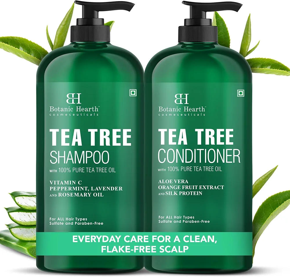 Botanic Hearth Tea Tree Shampoo And Conditioner Set