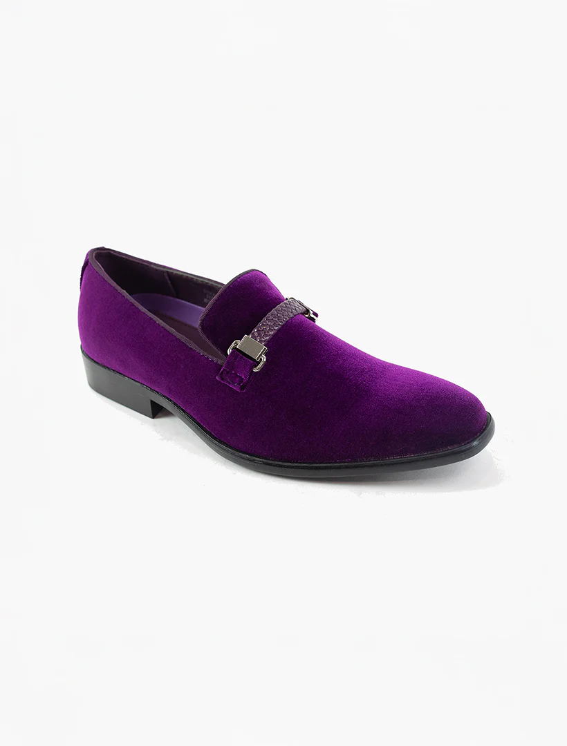 VELVET SLIP-ON SHOES