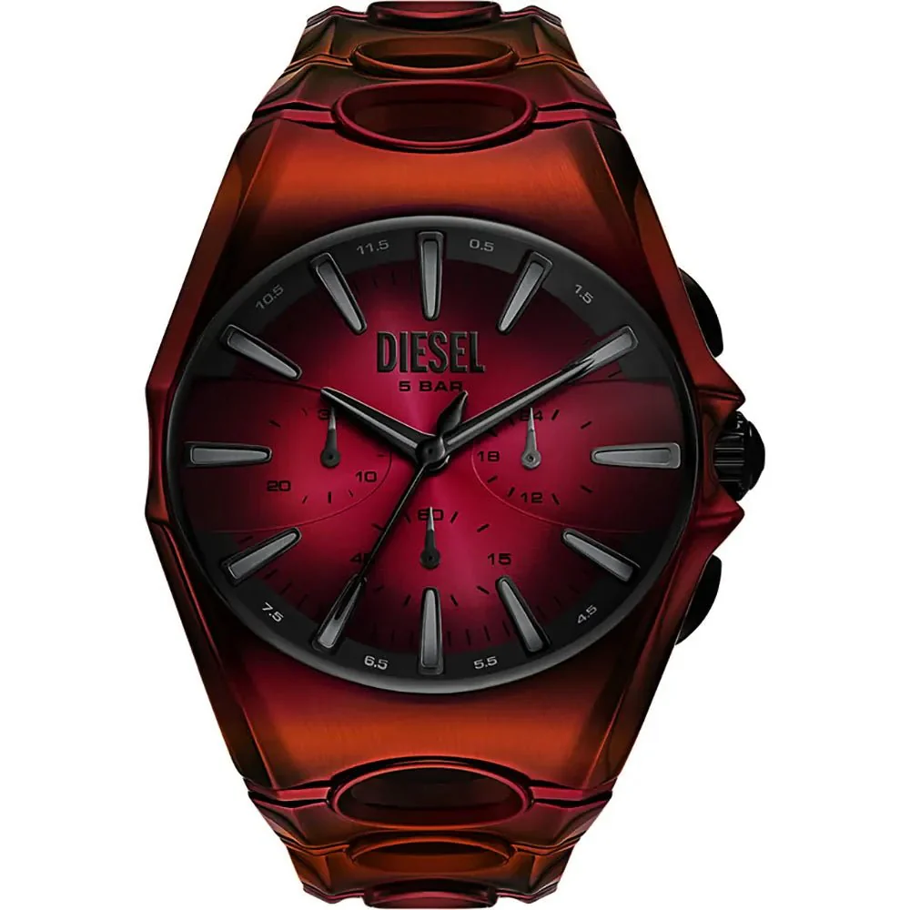MEGA CHIEF BLACK DIAL AND LEATHER
