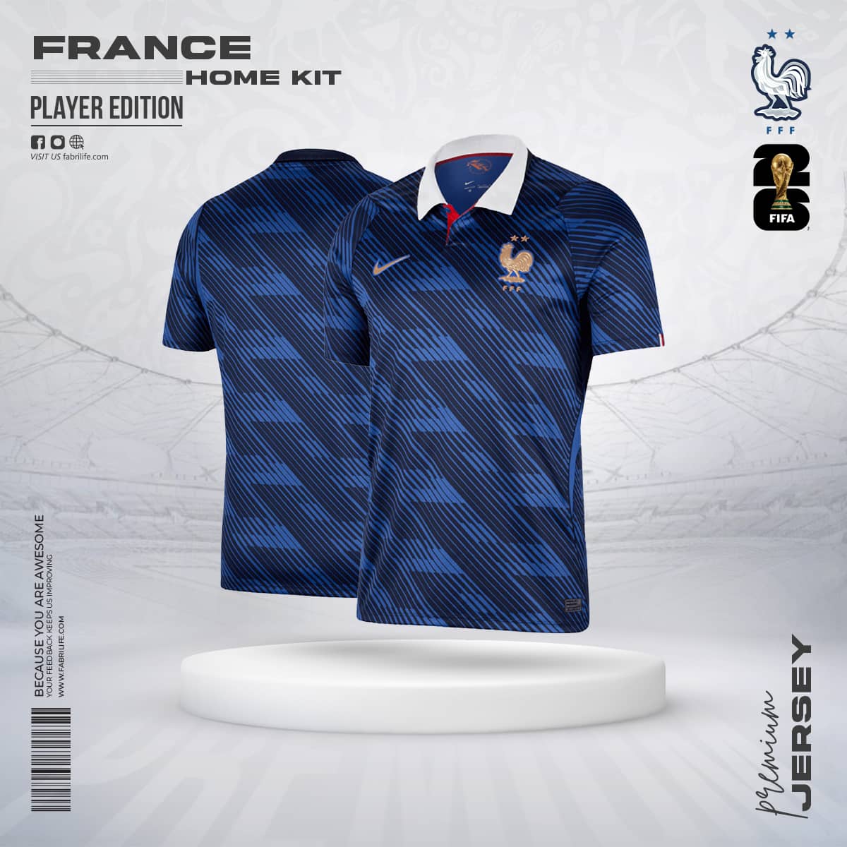 France 2026 World Cup Home Jersey - Player Edition