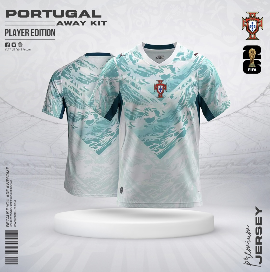Portugal 2026 World Cup Away Jersey