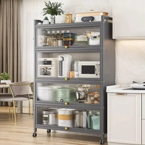 Carbon Steel Kitchen Dustproof Storage Cabinet
