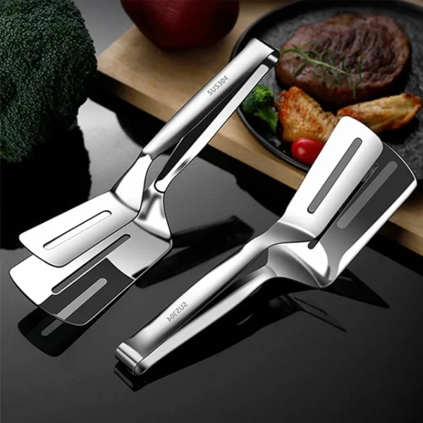 Multifunctional Stainless Steel BBQ Tongs