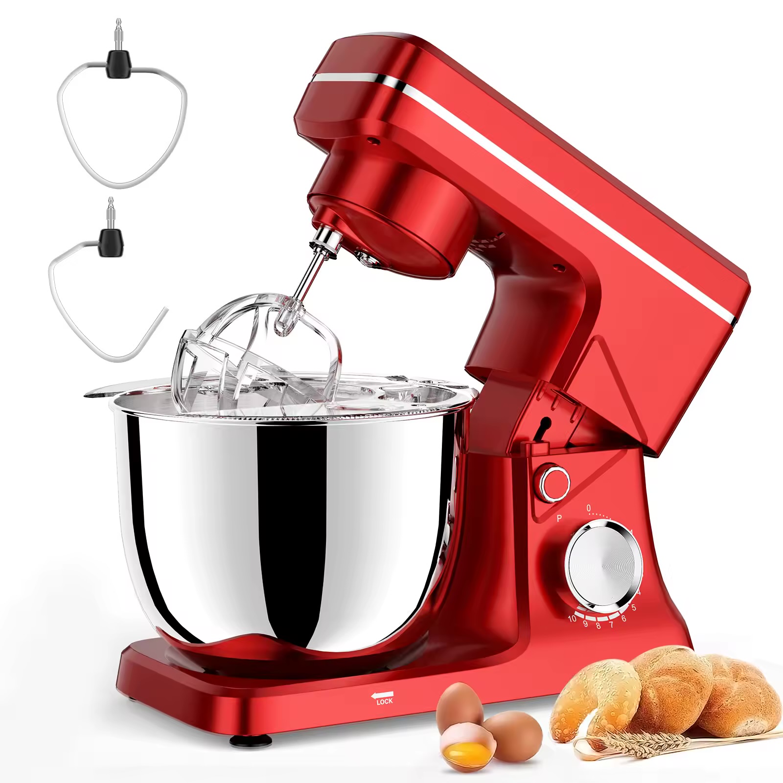 Kitchen 3L 4L 5L Baking Dough Mixer