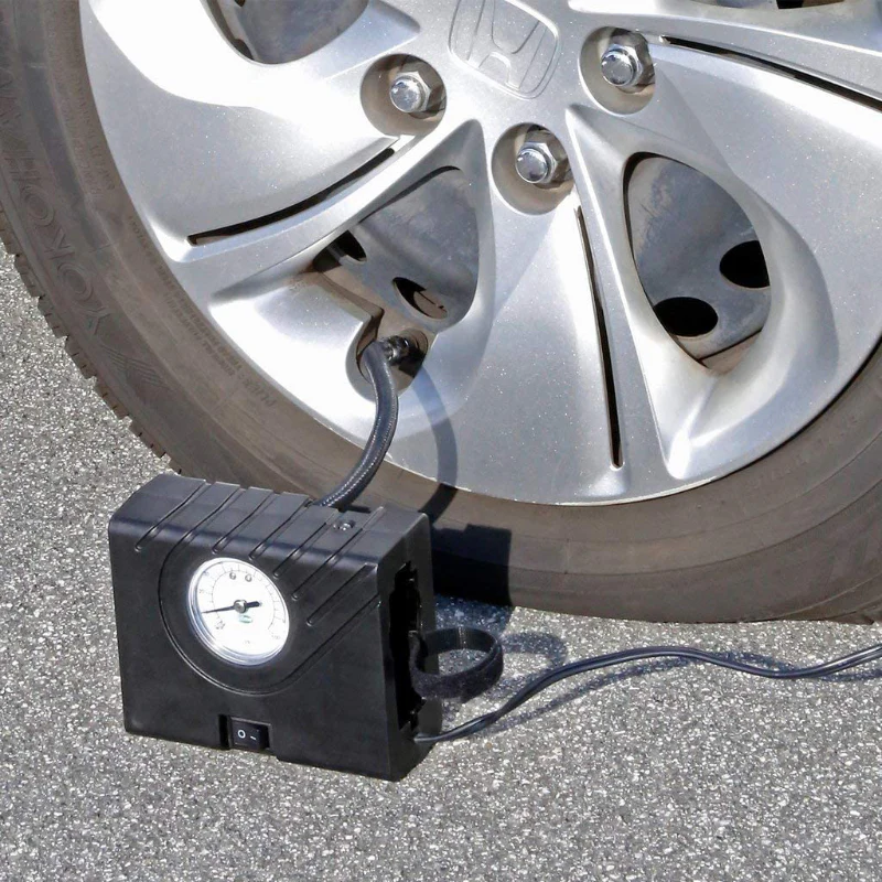 TIRE INFLATOR WITH 10 FOOT POWER CORD
