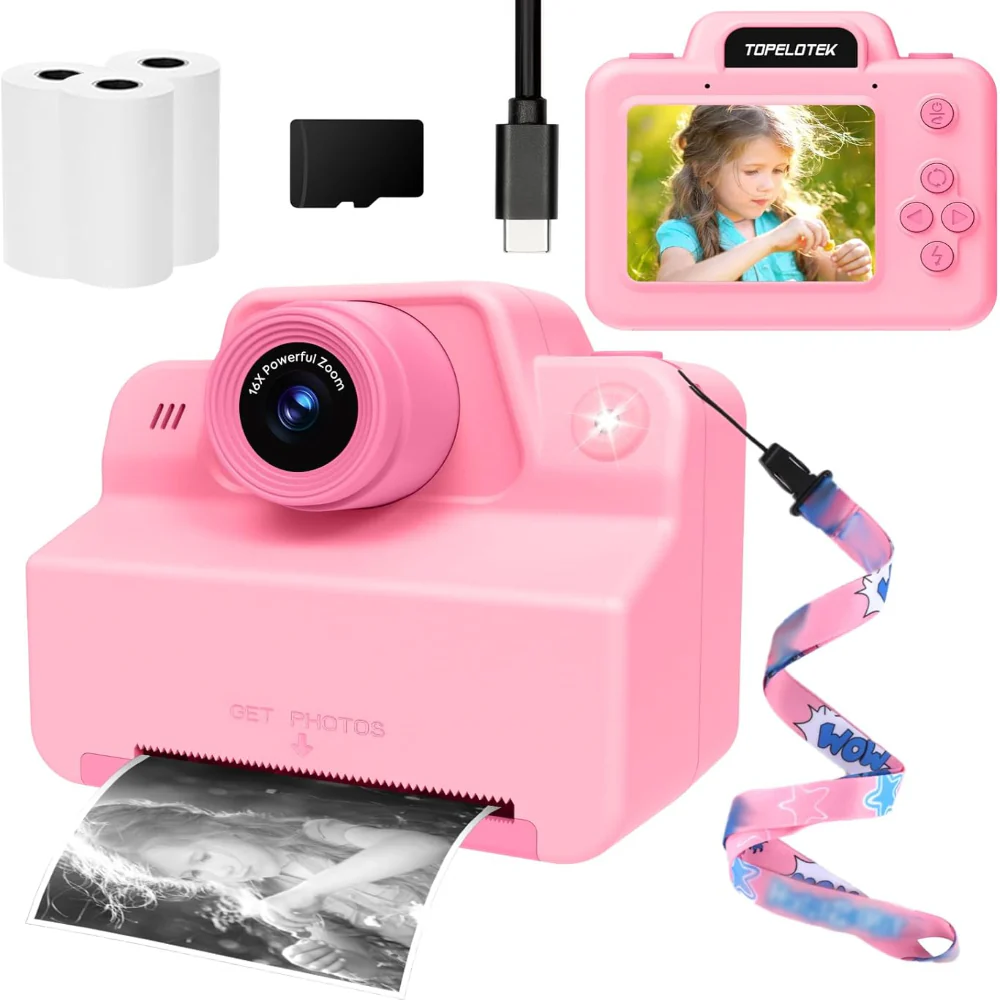 INSTANT PRINT CAMERA – PHOTO PRINTING TOY CAMERA