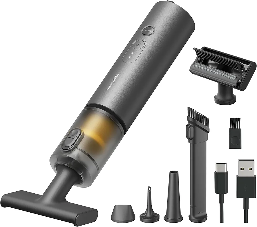 HOTO Handheld Car Vacuum Cleaner Cordless, 4-in-1 Portable Mini Vacuum