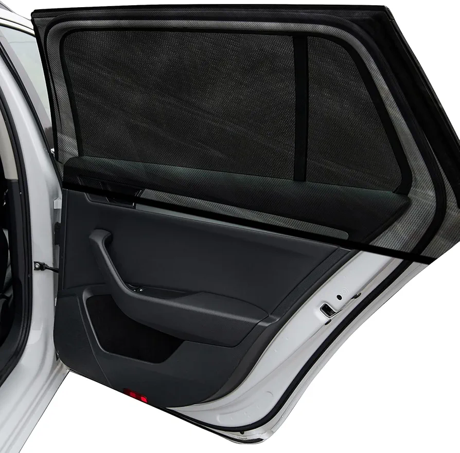 Car Window Shades，for Baby/Camping UV-Protection 2PCS Large 49"x22"