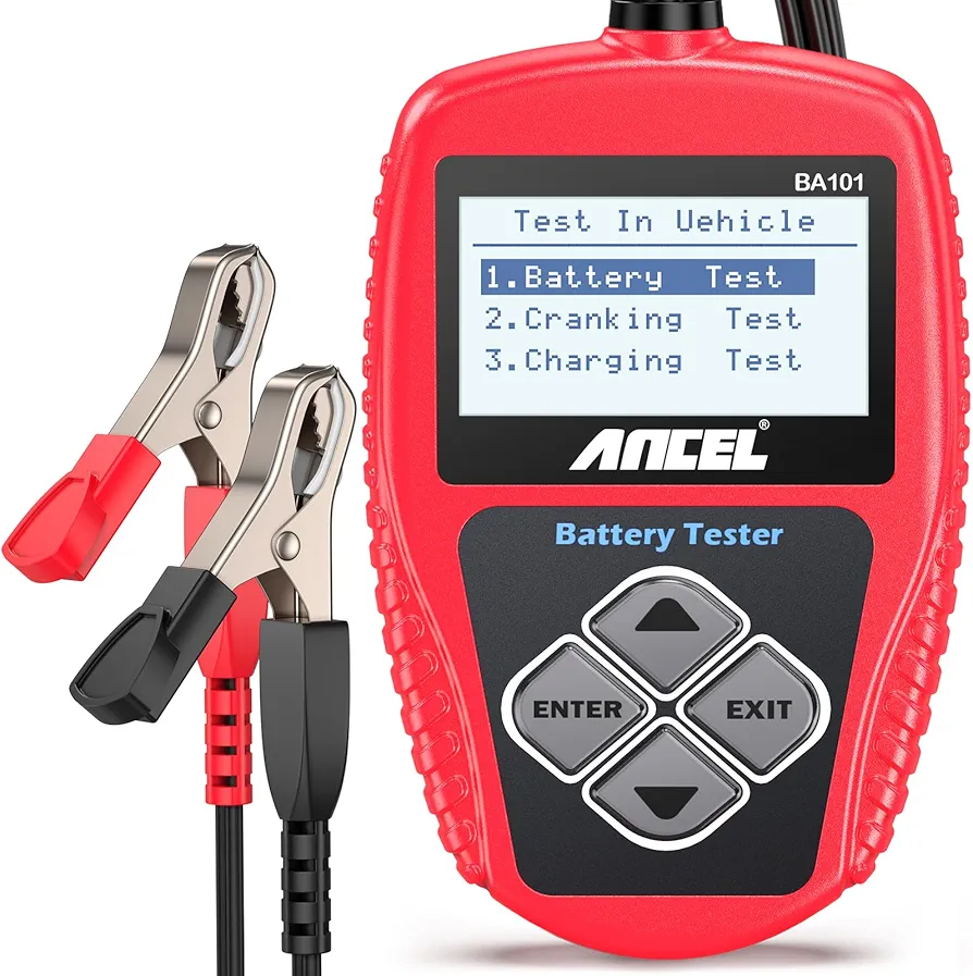 ANCEL BA101 Car Battery Tester, 12V Digital